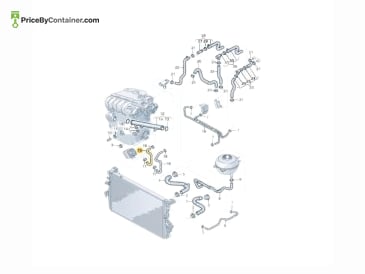 AUDI / VOLKSWAGEN 022121058G — AUDI / VOLKSWAGEN GENUINE HOSE 022121058G