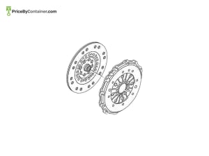 AUDI / VOLKSWAGEN 022141015C — AUDI / VOLKSWAGEN GENUINE CLUTCH AND PRESSURE PLATE KIT 022141015C