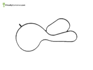 AUDI / VOLKSWAGEN 04E121119C — AUDI / VOLKSWAGEN GENUINE GASKET 04E121119C