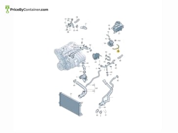 AUDI / VOLKSWAGEN 06B121058BL — AUDI / VOLKSWAGEN GENUINE HOSE 06B121058BL