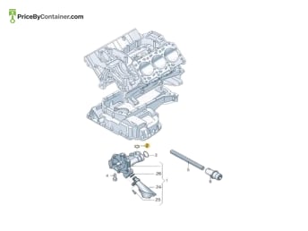 AUDI / VOLKSWAGEN 06E103181AA — AUDI / VOLKSWAGEN GENUINE GASKET 06E103181AA