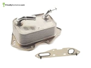 AUDI / VOLKSWAGEN 06E117070D — Audi-Volkswagen Genuine Engine Oil Cooler With Gasket Part Number: 06E117021L / 06E117070D