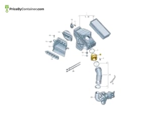 AUDI / VOLKSWAGEN 06H129638B — AUDI / VOLKSWAGEN GENUINE ADAPTER 06H129638B