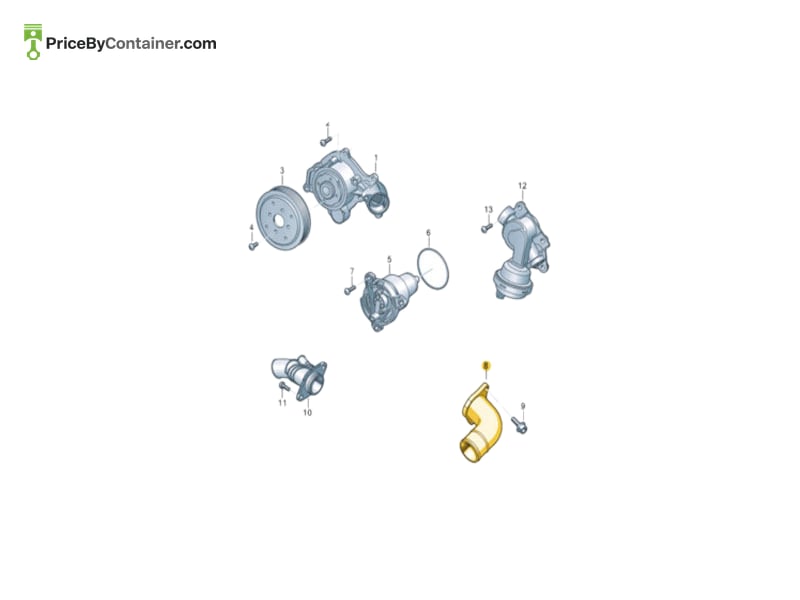AUDI / VOLKSWAGEN 06M121137AD — AUDI / VOLKSWAGEN GENUINE UNION 06M121137AD