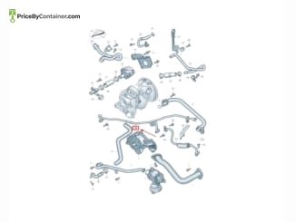 AUDI / VOLKSWAGEN 06M121692AF — AUDI / VOLKSWAGEN GENUINE HOSE 06M121692AF