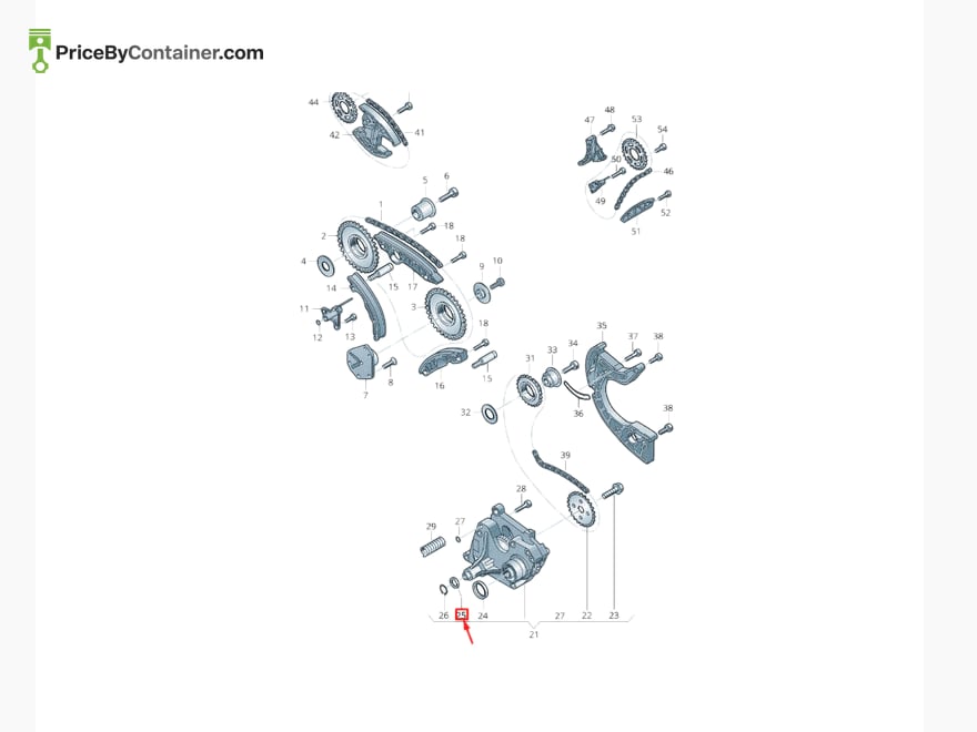 AUDI / VOLKSWAGEN 079109135E — AUDI GENUINE BUSH 079109135E