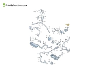 AUDI / VOLKSWAGEN 079121052H — AUDI / VOLKSWAGEN GENUINE COOLANT HOSE 079121052H