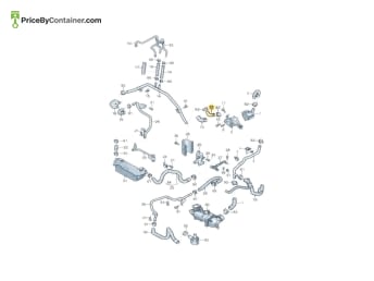 AUDI / VOLKSWAGEN 079121055AG — AUDI / VOLKSWAGEN GENUINE COOLANT HOSE 079121055AG