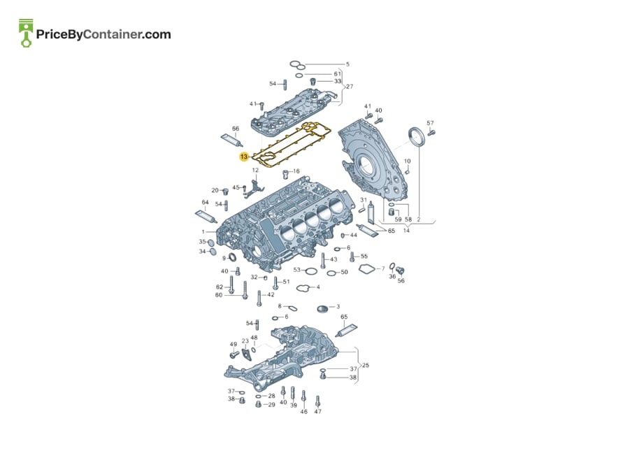 AUDI / VOLKSWAGEN 07L103161J — AUDI GENUINE SEAL 07L103161J