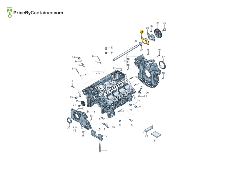 AUDI / VOLKSWAGEN 0P2103147 — AUDI GENUINE AUDI GENUINE 0P2103147