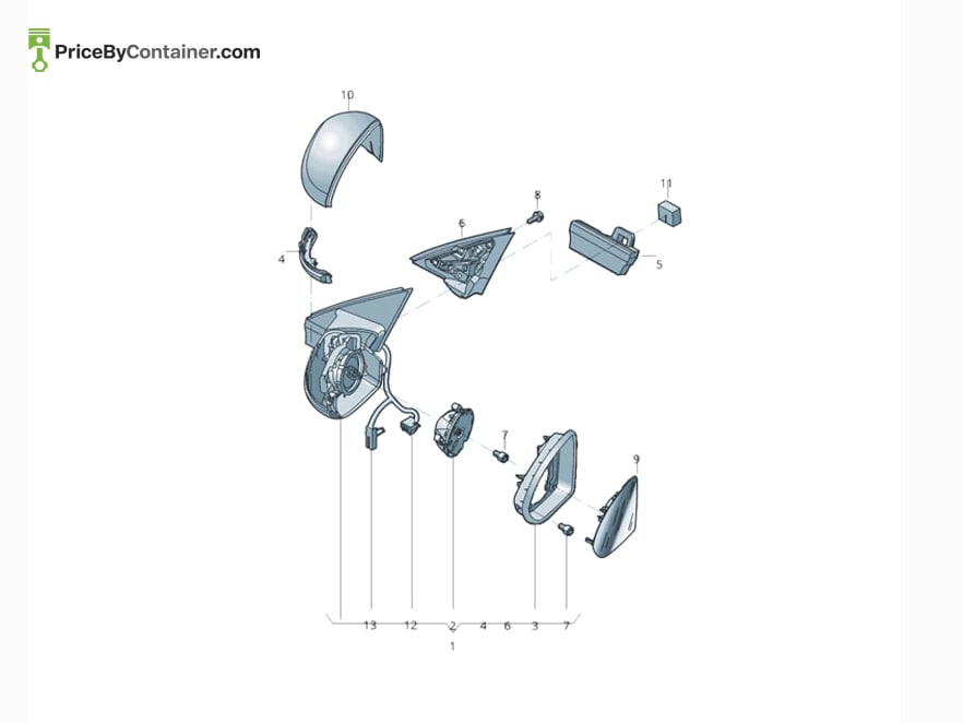 AUDI / VOLKSWAGEN 17A8576019B9 — AUDI GENUINE AUDI GENUINE 17A8576019B9
