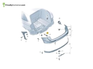 AUDI / VOLKSWAGEN 191853586F — AUDI / VOLKSWAGEN GENUINE GROMMET 191853586F