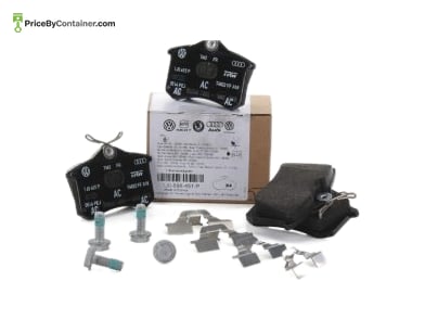 AUDI / VOLKSWAGEN 1J0698451P — Audi-Volkswagen Genuine Rear Brake Pad Set 1J0698451P / 5C0698451