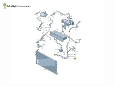 AUDI / VOLKSWAGEN 1K0122291CL — AUDI / VOLKSWAGEN GENUINE COUPLPIECE 1K0122291CL