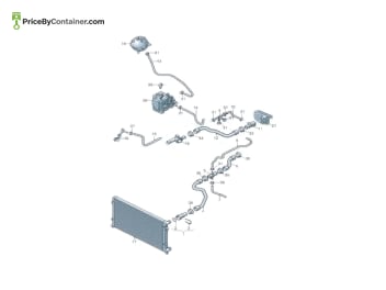 AUDI / VOLKSWAGEN 1K0122447HS — AUDI / VOLKSWAGEN GENUINE HOSE-HEATER 1K0122447HS