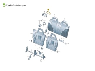 AUDI / VOLKSWAGEN 1K8885607C 82V — AUDI / VOLKSWAGEN GENUINE TRIM 1K8885607C 82V