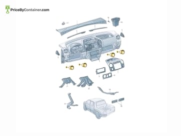 AUDI / VOLKSWAGEN 2H0819703G041 — AUDI / VOLKSWAGEN GENUINE AIR VENT 2H0819703G041