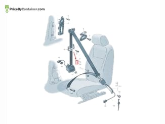 AUDI / VOLKSWAGEN 2K6857705RYV — AUDI / VOLKSWAGEN GENUINE SEAT BELT FRT LH 2K6857705RYV
