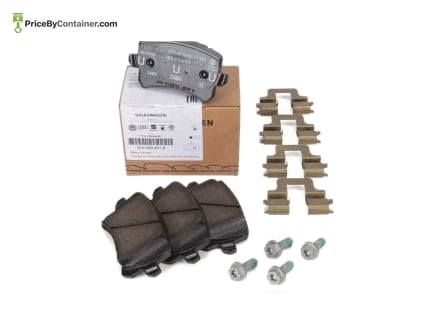 AUDI / VOLKSWAGEN 3AA698451B — Audi-Volkswagen Genuine Rear Brake Pad Set 3AA698451B