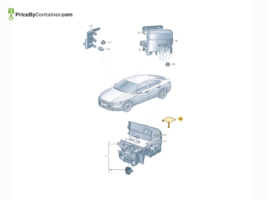 AUDI / VOLKSWAGEN 3AA971813 — AUDI GENUINE AUDI GENUINE 3AA971813