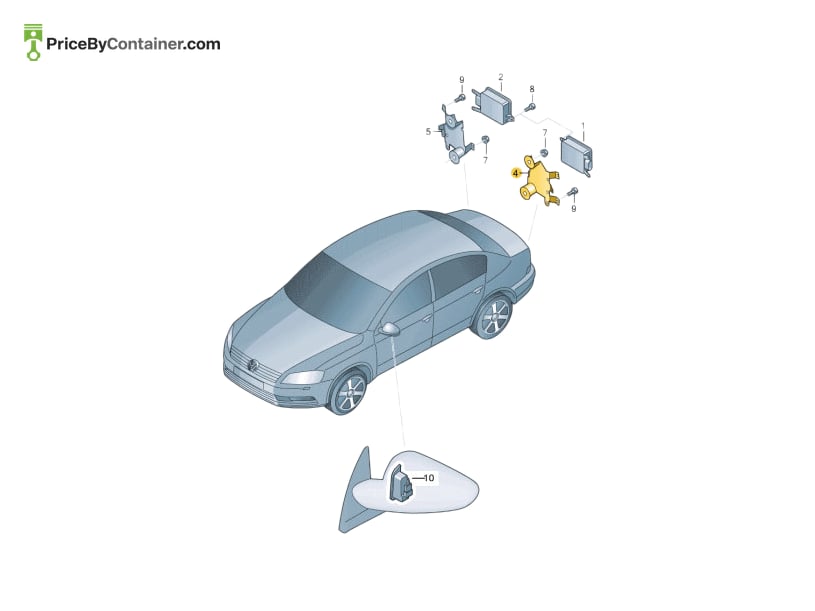 AUDI / VOLKSWAGEN 3AF907455 — AUDI GENUINE AUDI GENUINE 3AF907455