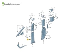 AUDI / VOLKSWAGEN 3B0867200 — AUDI / VOLKSWAGEN GENUINE CLIP 3B0867200