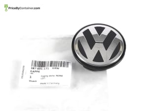AUDI / VOLKSWAGEN 3B7601171XRW — The Audi-Volkswagen Genuine Hub Center Cover with part number 3B7601171XRW is a meticulously crafted component that exemplifies the precision engineering and attention to detail associated with both Audi and Volkswagen. This hub center cover serves as a finishing touch to your vehicle’s wheel, enhancing its aesthetic appeal while also providing functional benefits. Designed to seamlessly fit the specified Audi and Volkswagen models, the Genuine Hub Center Cover 3B7601171XRW ensures a perfect match with the wheel design. Its construction reflects the high standards set by these prestigious automotive brands, contributing to the overall visual harmony of your vehicle. Crafted from high-quality materials, this hub center cover is built to withstand the rigors of daily driving and exposure to the elements. Its durability ensures that it remains securely in place, providing long-lasting performance and protection to the wheel hub. Whether you’re a meticulous car enthusiast or simply aiming to maintain the original elegance of your Audi or Volkswagen, the Audi-Volkswagen Genuine Hub Center Cover 3B7601171XRW is an ideal choice. Elevate the appearance of your vehicle’s wheels with this genuine accessory, combining style and functionality seamlessly. Trust in the quality and precision engineering inherent in Audi-Volkswagen Genuine parts to ensure a refined and sophisticated look for your vehicle.