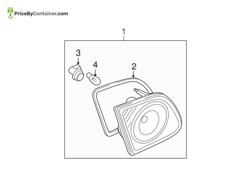 AUDI / VOLKSWAGEN 3C5945192C — AUDI GENUINE AUDI GENUINE 3C5945192C