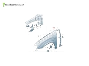 AUDI / VOLKSWAGEN 3CN821022 — AUDI / VOLKSWAGEN GENUINE FENDER RH FRT 3CN821022