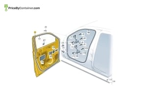AUDI / VOLKSWAGEN 3CN831056M — AUDI / VOLKSWAGEN GENUINE FRONT DOOR RH 3CN831056M