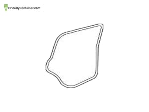 AUDI / VOLKSWAGEN 3CN839701A5AP — AUDI / VOLKSWAGEN GENUINE REAR LH DOOR SEAL 3CN839701A5AP