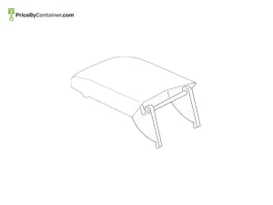 AUDI / VOLKSWAGEN 3CN864207CICE — AUDI / VOLKSWAGEN GENUINE ARM REST 3CN864207CICE