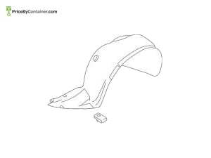 AUDI / VOLKSWAGEN 3D0809958ABB41 — AUDI / VOLKSWAGEN GENUINE FENDER COVER 3D0809958ABB41