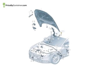AUDI / VOLKSWAGEN 3G8823397 — AUDI / VOLKSWAGEN GENUINE CLIP 3G8823397