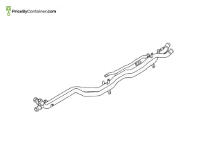 AUDI / VOLKSWAGEN 420121050 — AUDI / VOLKSWAGEN GENUINE COOLANT PIPE 420121050