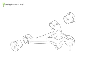 AUDI / VOLKSWAGEN 420407506E — AUDI / VOLKSWAGEN GENUINE UPPER ARM RHS FRONT 420407506E