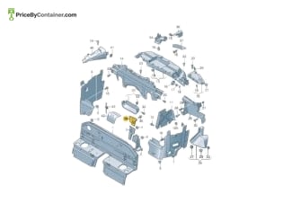 AUDI / VOLKSWAGEN 420825272 — AUDI / VOLKSWAGEN GENUINE COVER HINGE 420825272