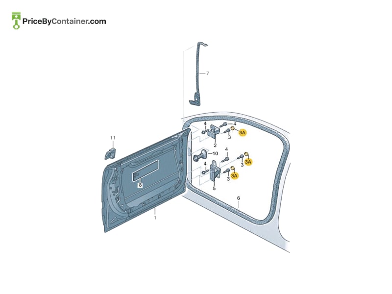 AUDI / VOLKSWAGEN 4E0837947 — AUDI GENUINE CAP 4E0837947