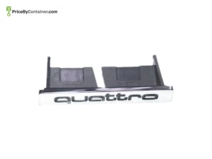 AUDI / VOLKSWAGEN 4E0853736B2ZZ — AUDI GENUINE QUATTRO BONNET GRILLE EMBLEM 4E0853736B2ZZ