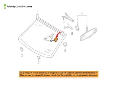 AUDI / VOLKSWAGEN 4E0955609 — AUDI / VOLKSWAGEN GENUINE SENSOR GEL FILM 4E0955609