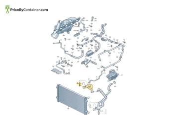 AUDI / VOLKSWAGEN 4F0121101G — AUDI / VOLKSWAGEN GENUINE HOSE AUDI 4F0121101G