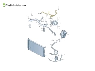 AUDI / VOLKSWAGEN 4F0121107CC — AUDI / VOLKSWAGEN GENUINE HOSE 4F0121107CC