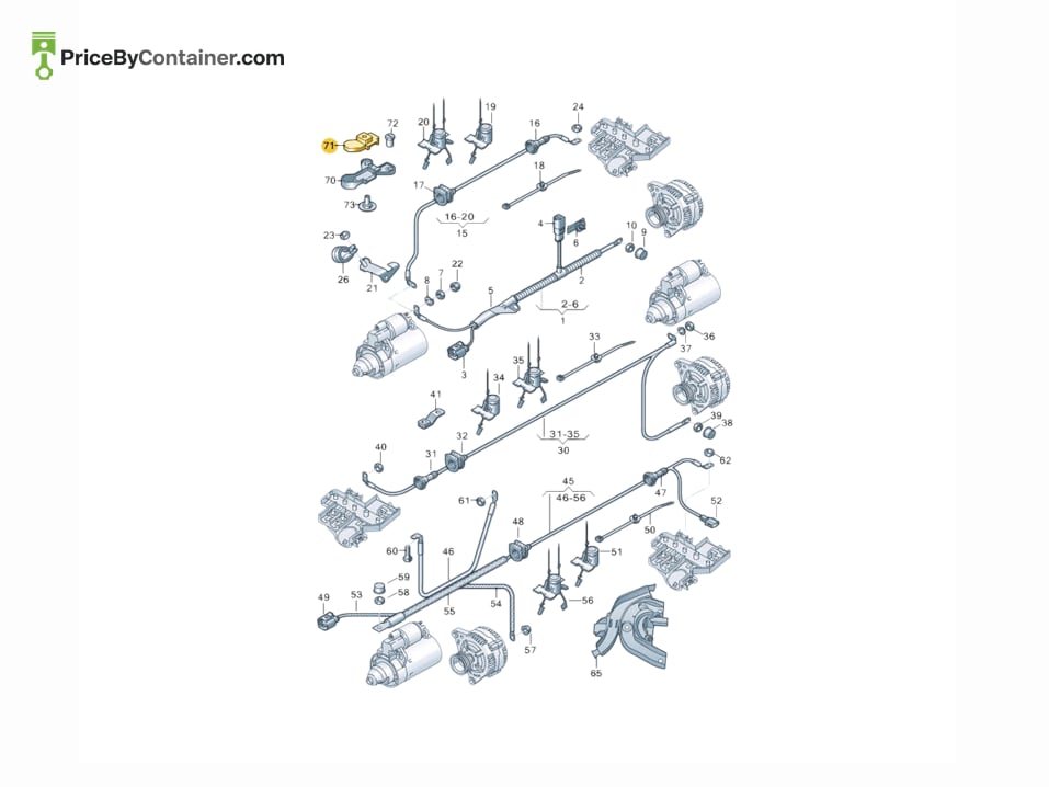 AUDI / VOLKSWAGEN 4F0937565A — AUDI GENUINE CAP 4F0937565A