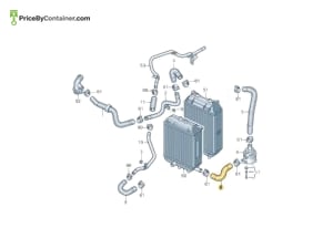 AUDI / VOLKSWAGEN 4G0121054H — AUDI / VOLKSWAGEN GENUINE HOSE 4G0121054H