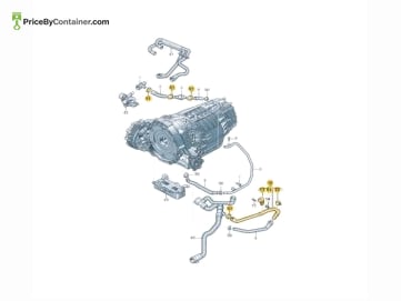 AUDI / VOLKSWAGEN 4G0122058C — AUDI / VOLKSWAGEN GENUINE HOSE-COOLANT 4G0122058C