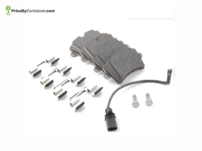 AUDI / VOLKSWAGEN 4G0698451J — Audi Volkswagen Genuine Original New Rear Brake Pad Set 4G0698451J This brake pad set is meticulously manufactured to fit and operate within the rear brake system of compatible Audi and Volkswagen vehicles. It comprises brake pads, essential components responsible for generating friction against the brake rotors, enabling the vehicle to decelerate or stop. Functionality: The primary function of the rear brake-pad set is to provide friction against the brake rotors when the brake pedal is engaged. These pads create the necessary resistance to slow down or stop the vehicle’s movement, ensuring effective braking performance. Quality: As a genuine Audi and Volkswagen part, this brake-pad set (part number 4G0698451J) undergoes stringent quality control measures during manufacturing. It is constructed using high-quality materials to ensure optimal braking efficiency, durability, and compatibility with the vehicle’s braking system. Capabilities: The brake-pad set is proficient in delivering consistent and reliable braking performance for the rear axle of Audi and Volkswagen vehicles. These pads are engineered to withstand heat, provide reliable friction, and ensure safe and efficient braking under various driving conditions. In summary The Audi Volkswagen Genuine Rear Brake Pad Set (part number 4G0698451J) is a crucial component of the vehicle’s braking system, providing reliable and effective braking performance specifically for the rear axle in compatible Audi and Volkswagen models