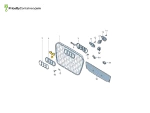 AUDI / VOLKSWAGEN 4G8853736C2ZZ — AUDI / VOLKSWAGEN GENUINE NAME PLATE 4G8853736C2ZZ