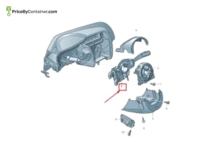 AUDI / VOLKSWAGEN 4G8953502A4PK — AUDI / VOLKSWAGEN GENUINE COMBI SWITCH 4G8953502A4PK