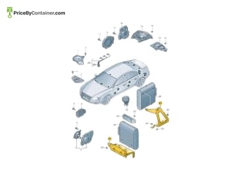 AUDI / VOLKSWAGEN 4H0035536A — AUDI / VOLKSWAGEN GENUINE BRAKET 4H0035536A