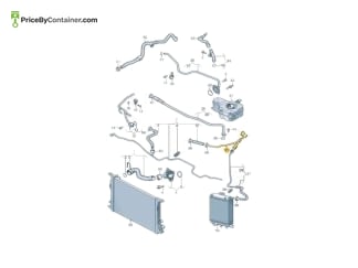 AUDI / VOLKSWAGEN 4H0121081BP — AUDI / VOLKSWAGEN GENUINE BREATHER LINE 4H0121081BP